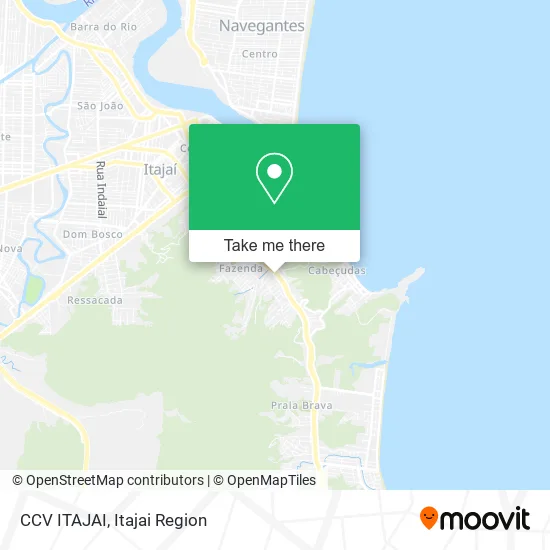 CCV ITAJAI map