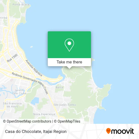 Casa do Chocolate map