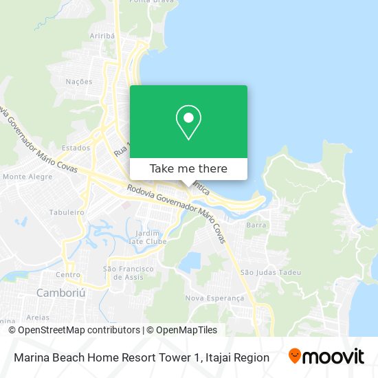 Marina Beach Home Resort Tower 1 map