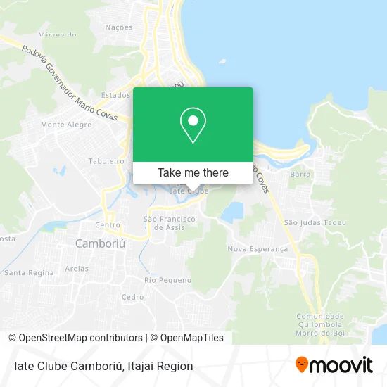Iate Clube Camboriú map