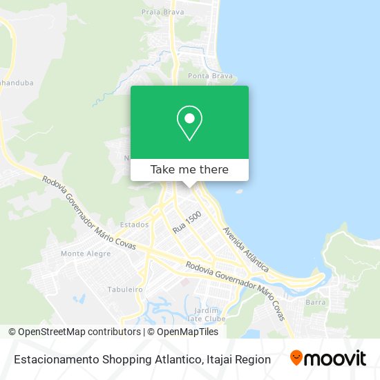 Estacionamento Shopping Atlantico map