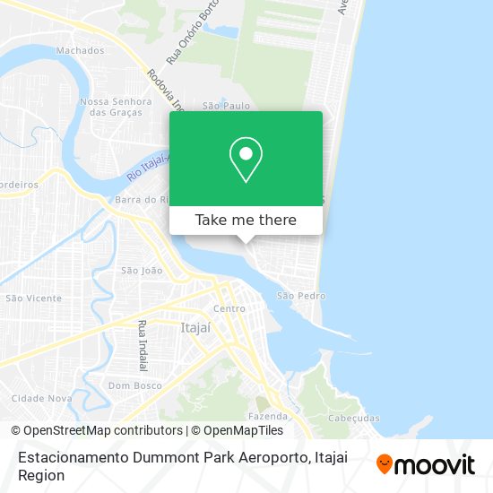 Mapa Estacionamento Dummont Park Aeroporto