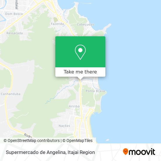 Supermercado de Angelina map