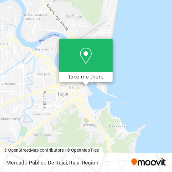 Mercado Publico De Itajai map