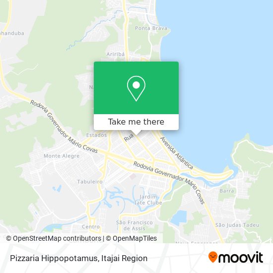 Pizzaria Hippopotamus map