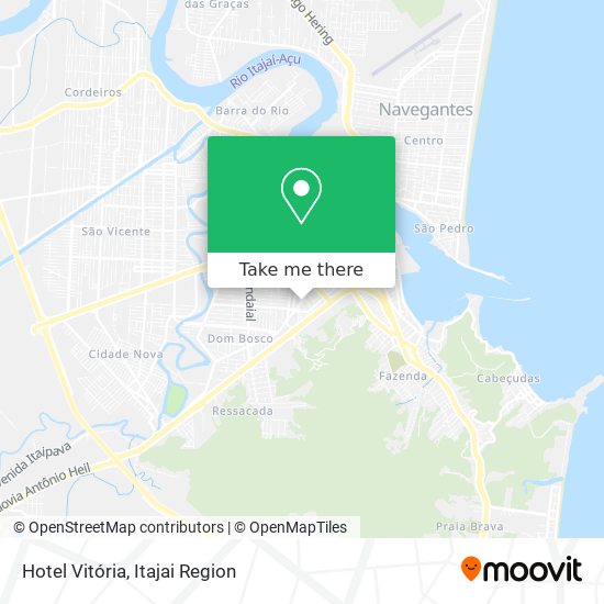 Hotel Vitória map