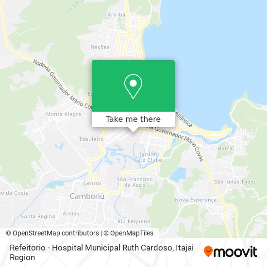 Refeitorio - Hospital Municipal  Ruth Cardoso map