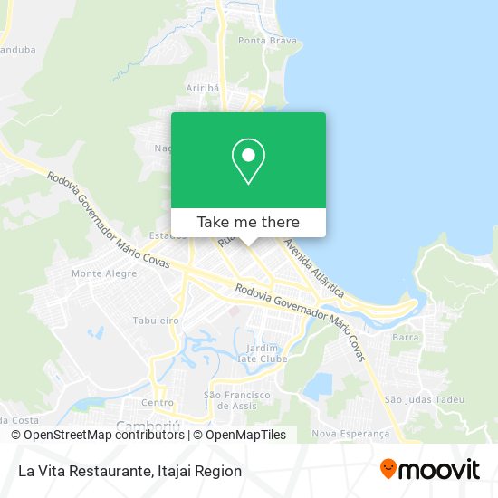 La Vita Restaurante map