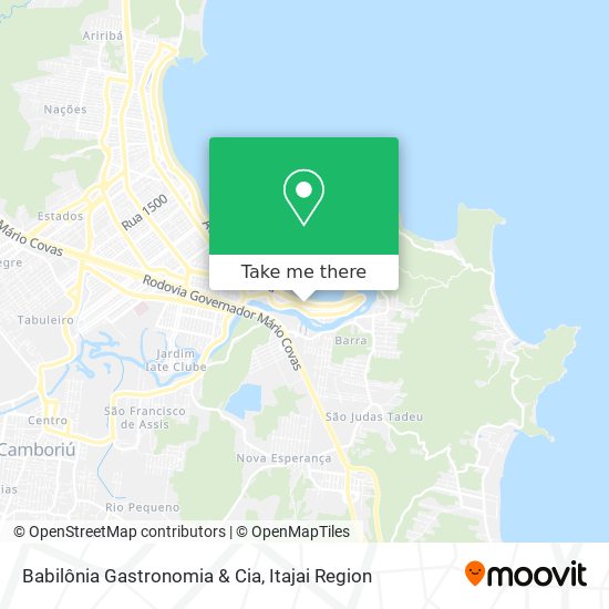 Babilônia Gastronomia & Cia map