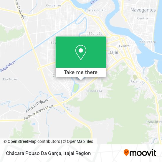 Chácara Pouso Da Garça map