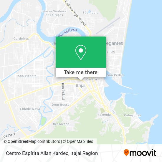 Centro Espírita Allan Kardec map