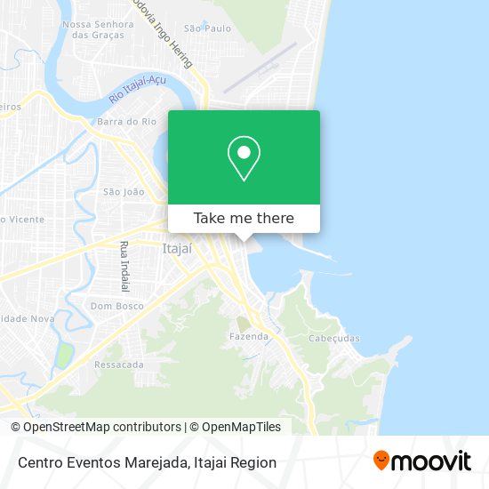 Mapa Centro Eventos Marejada