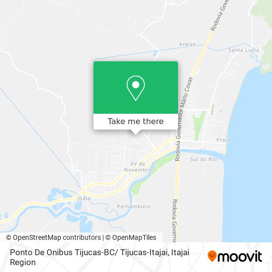 Ponto De Onibus Tijucas-BC/ Tijucas-Itajai map