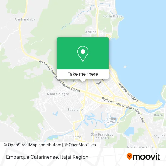 Embarque Catarinense map