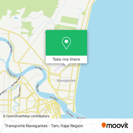 Transporte Navegantes - Tam map