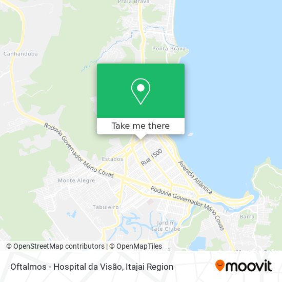 Mapa Oftalmos - Hospital da Visão