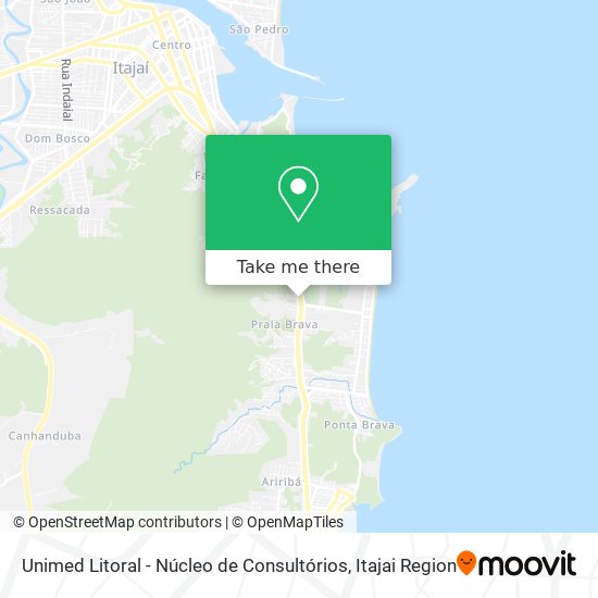 Unimed Litoral - Núcleo de Consultórios map