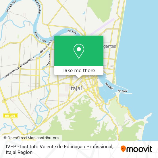 Mapa IVEP - Instituto Valente de Educação Profissional