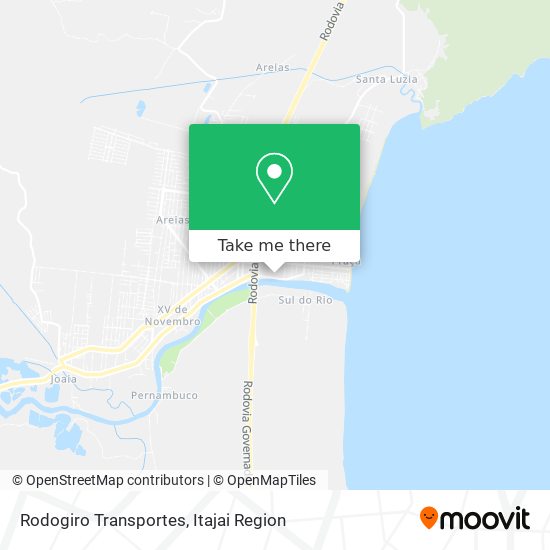 Rodogiro Transportes map
