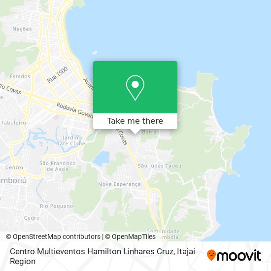 Mapa Centro Multieventos Hamilton Linhares Cruz