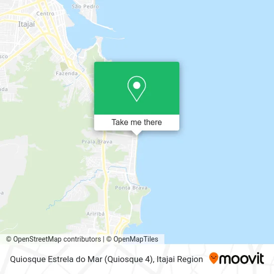 Quiosque Estrela do Mar (Quiosque 4) map