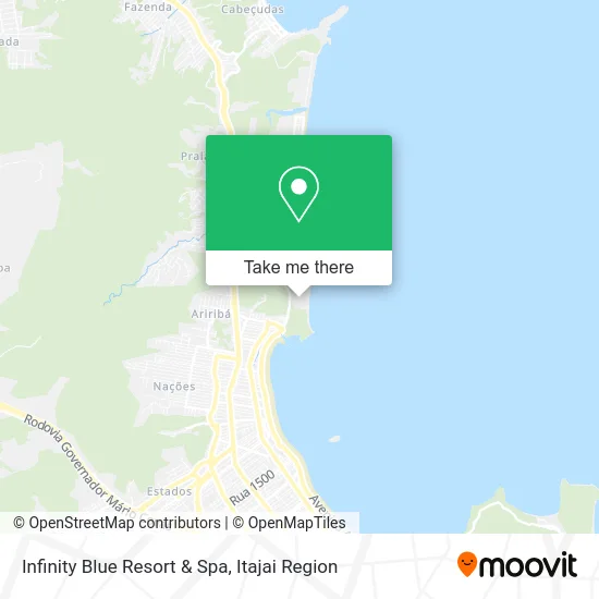 Infinity Blue Resort & Spa map