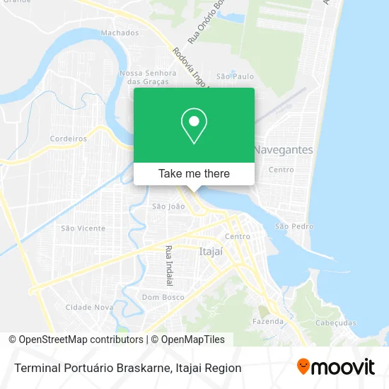 Terminal Portuário Braskarne map