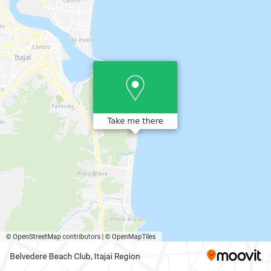 Belvedere Beach Club map