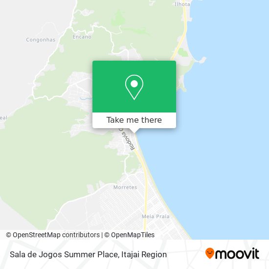 Sala de Jogos Summer Place map