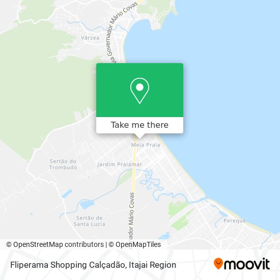 Mapa Fliperama Shopping Calçadão