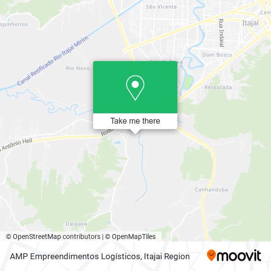 Mapa AMP Empreendimentos Logísticos