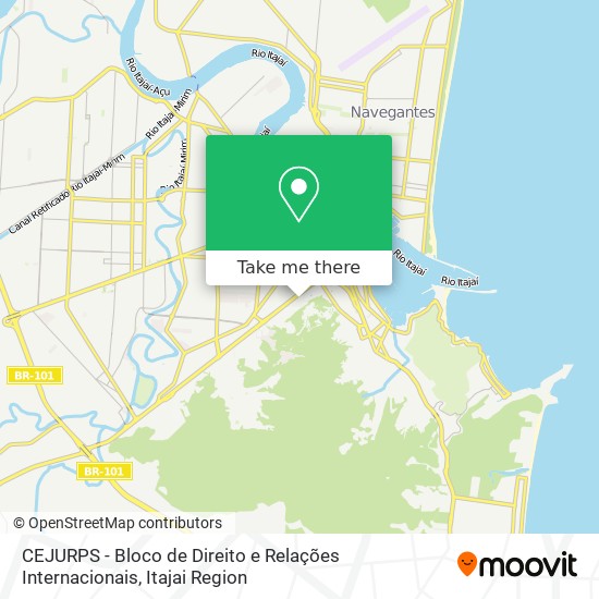 CEJURPS - Bloco de Direito e Relações Internacionais map