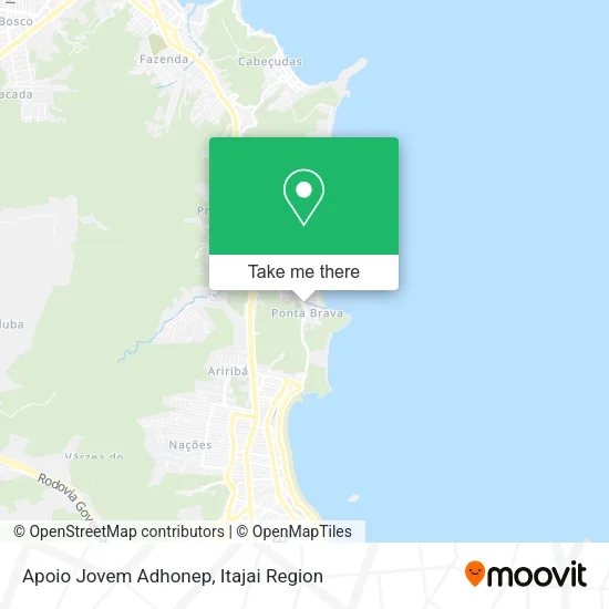 Apoio Jovem Adhonep map