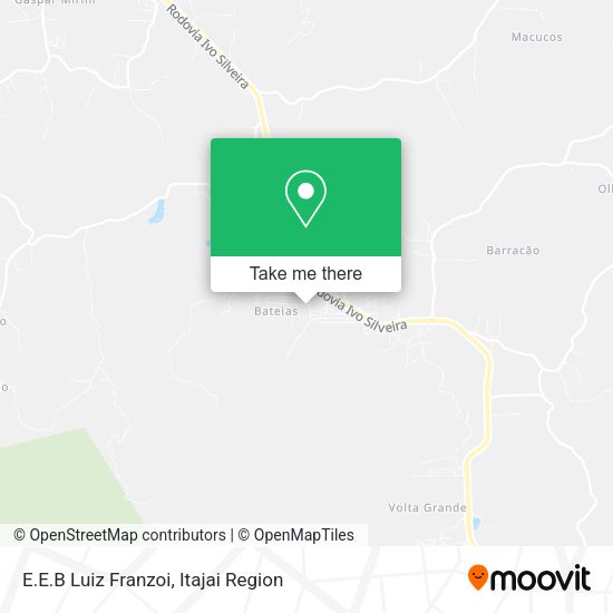 E.E.B Luiz Franzoi map