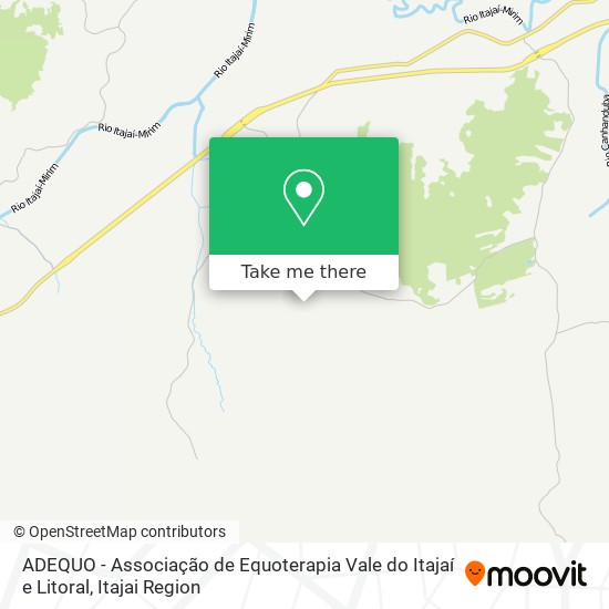 ADEQUO - Associação de Equoterapia Vale do Itajaí e Litoral map