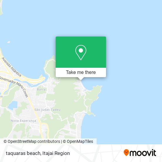 Mapa taquaras beach