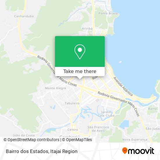 Bairro dos Estados map