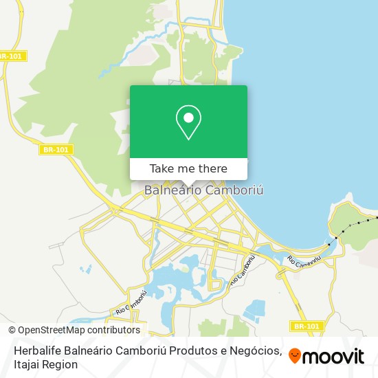 Mapa Herbalife Balneário Camboriú Produtos e Negócios