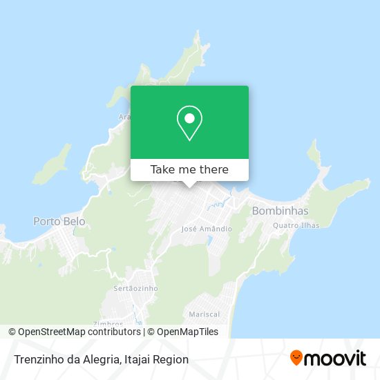 Trenzinho da Alegria map