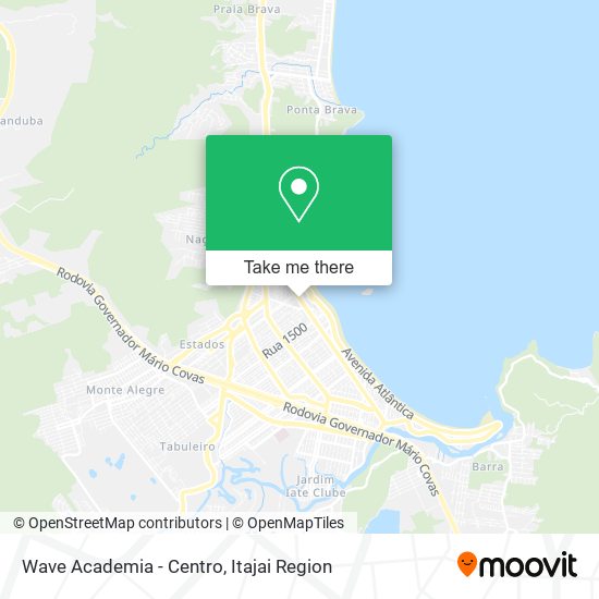 Wave Academia - Centro map