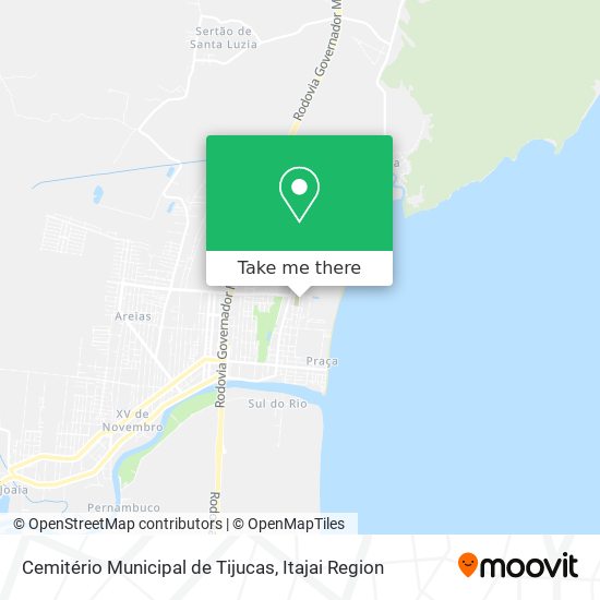 Mapa Cemitério Municipal de Tijucas