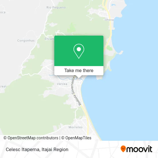 Celesc Itapema map