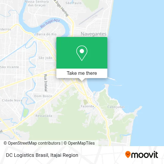 DC Logistics Brasil map