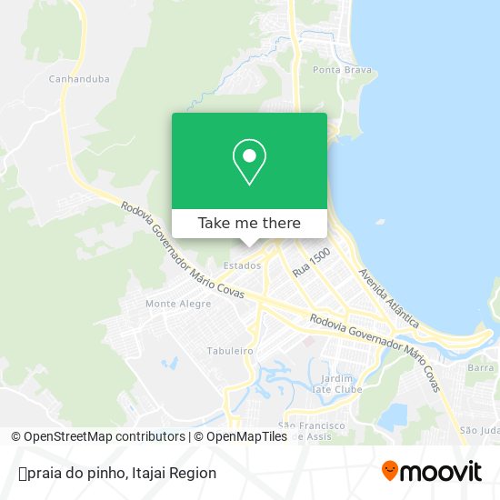 🌱praia do pinho map