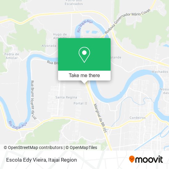Mapa Escola Edy Vieira