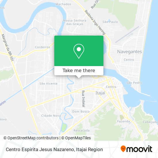 Centro Espirita Jesus Nazareno map