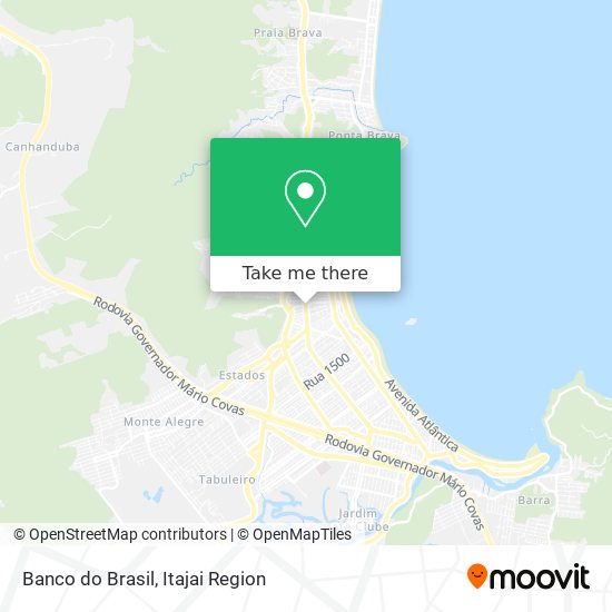 Banco do Brasil map