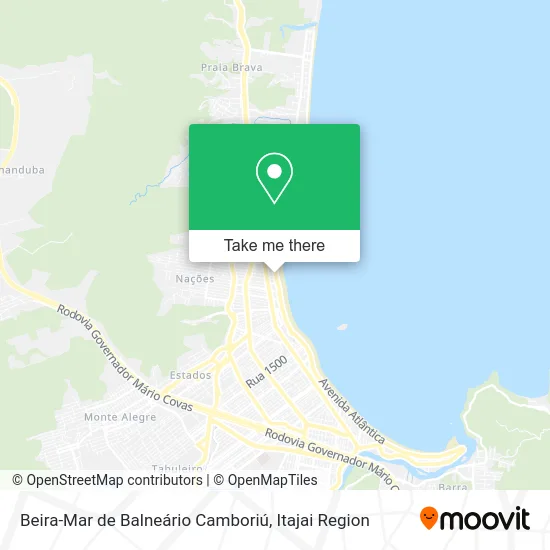 Beira-Mar de Balneário Camboriú map
