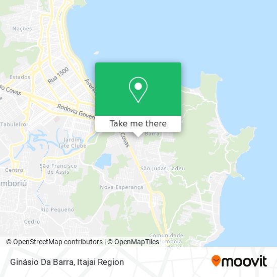 Mapa Ginásio Da Barra