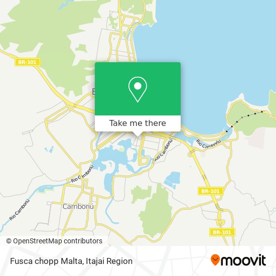Fusca chopp Malta map